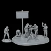 Zvezda 1/72 WWII German 120mm Mortar with Crew